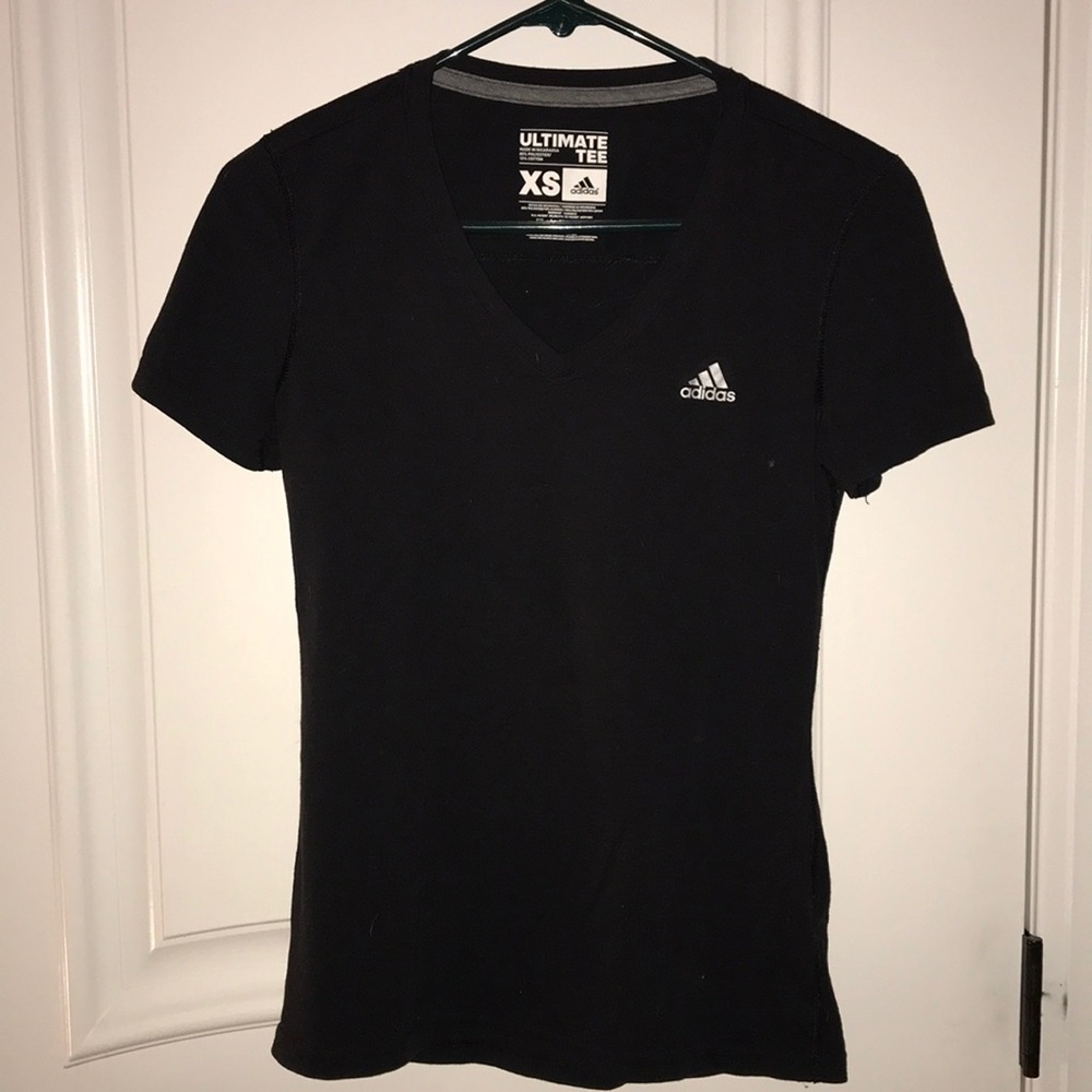 Addidas Black Tee (XS)